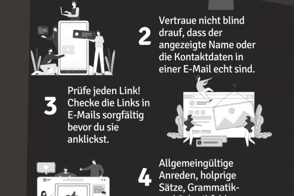 Phishing erkennen, Gratis-Poster als PDF zum Download
