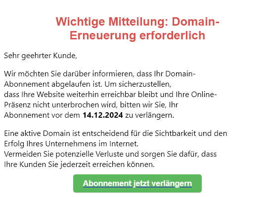 Fake - Gefälschte Strato Phishing Mail